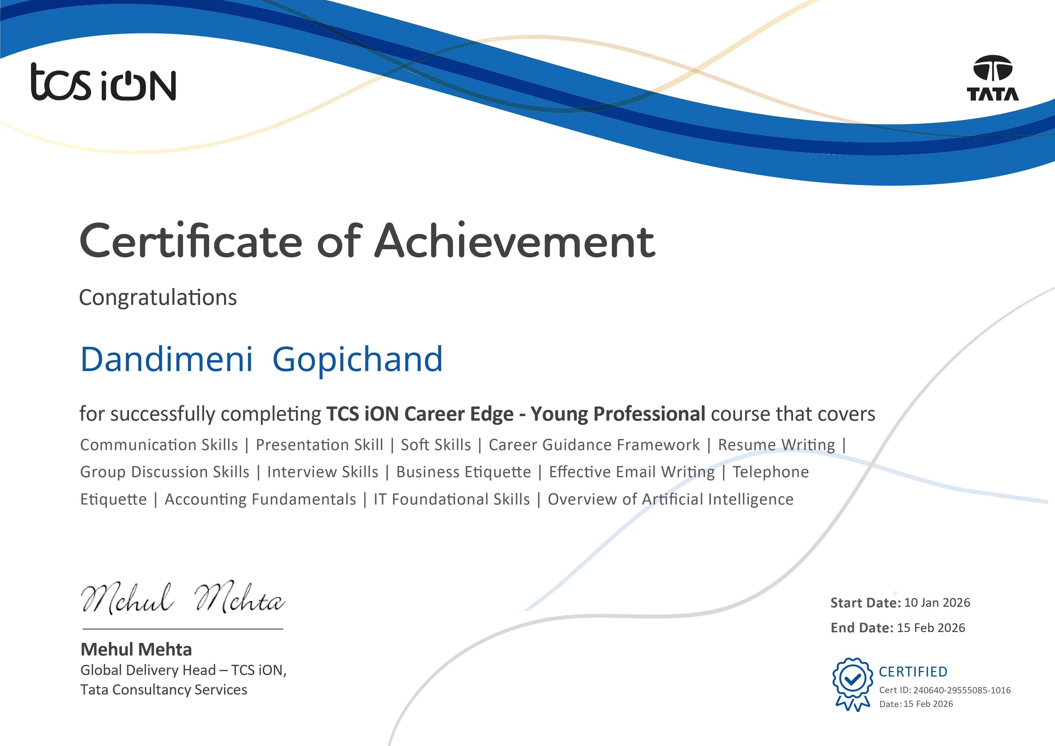 TCS iON Career Edge